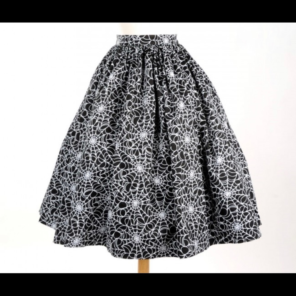 PUG Spider Web Print “Jenny” Skirt XL